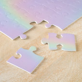 Trendy Abstrakt Ombre Unicorn Stars Puzzle (Seite)