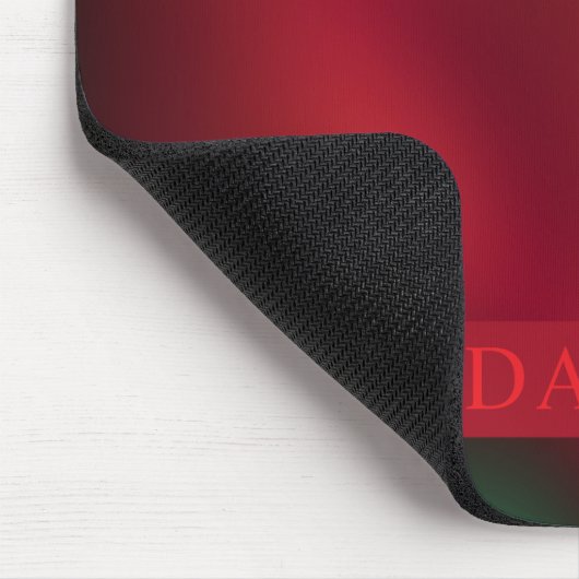 Trendy Abstrakt Red and Black Mouse Mat Mousepad (Ecke)