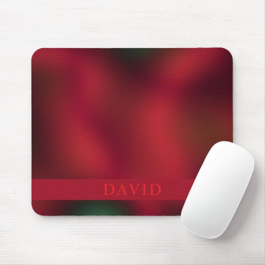 Trendy Abstrakt Red and Black Mouse Mat Mousepad (Mit Mouse)
