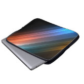 Trendy Abstrakt Shiny Neon Lights Laptop Sleeve (Vorne Knopf)