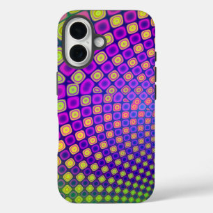Trendy abstrakte Muster iPhone Gehäuse 16 Hülle