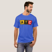 Trendy Air Traffic Control T-Shirt from the Runway (Vorne ganz)