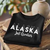Trendy Alaska Letzte Grenze Staat T - Shirt