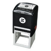 Trendy Ampersand Individuelle Name & Adresse Permastempel (Produkt)