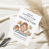 Trendy and Funny Trendsetter Vatertag Karte