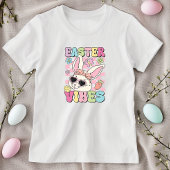 Trendy and Groovy Oaster Vibes Bunny T-Shirt