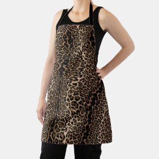 Trendy Animal All-Over Print Apron Schürze