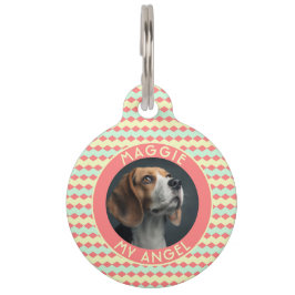 Trendy Animal Lover Gift Herringbone Haustiermarke