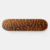 Trendy Animal Print Ästhetik Skateboard (Horizontal)