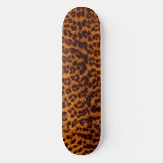 Trendy Animal Print Ästhetik Skateboard (Vorderseite)