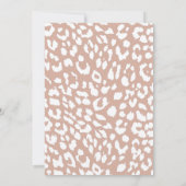 Trendy Animal Print Foto Collage Abschluss Ankündigung (Rückseite)