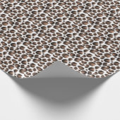 Trendy Animal Print Leopard Muster Geschenkpapier (Ecke)