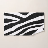 Trendy Animal Print Zebra Nahtloses Muster Badhandtuch Set (Handtuch)