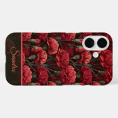Trendy Anniversary Keepsake Carnation Floral Case-Mate iPhone Hülle (Rückseite (Horizontal))