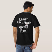 Trendy Anti Apartheid Social Club Dove T-Shirt (Schwarz voll)