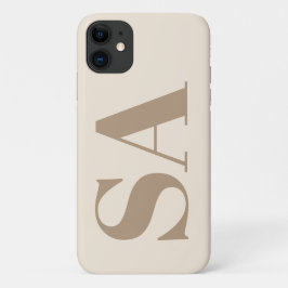 trendy Antique White with Monogram Case-Mate Case-Mate iPhone Hülle