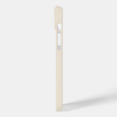 trendy Antique White with Monogram Case-Mate iPhone Hülle (Rückseite / Links)