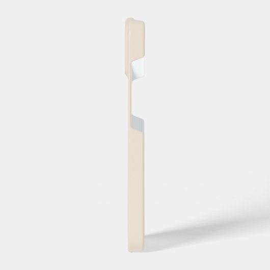 trendy Antique White with Monogram Case-Mate iPhone Hülle (Linke Seite)