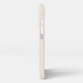 trendy Antique White with Monogram Case-Mate iPhone Hülle (Linke Seite)