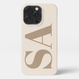 trendy Antique White with Monogram Case-Mate iPhone 13 Pro Hülle