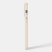 trendy Antique White with Monogram Case-Mate iPhone Hülle (Linke Seite)