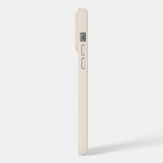 trendy Antique White with Monogram Case-Mate iPhone Hülle (Linke Seite)