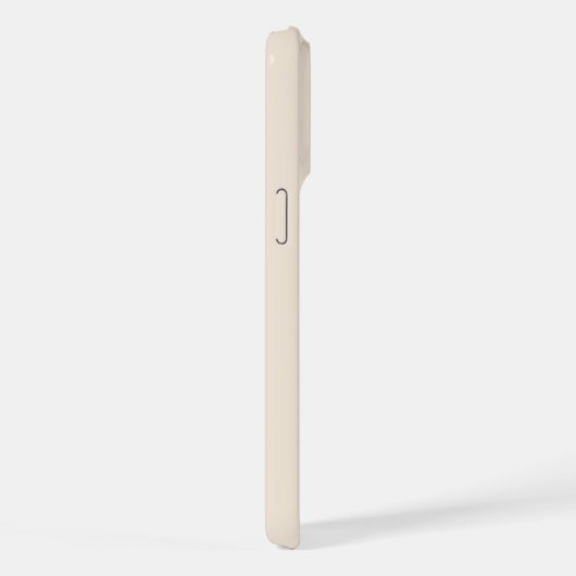 trendy Antique White with Monogram Case-Mate iPhone Hülle (Rechte Seite)