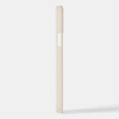 trendy Antique White with Monogram Case-Mate iPhone Hülle (Rechte Seite)