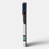 Trendy Apricot Green Blue Blush Coconut Tough Case (Rückseite / Links)