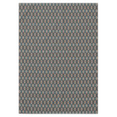 Trendy Aquamarin Blue Orange Dark Brown Gray Triba Tischdecke (Vorderseite)