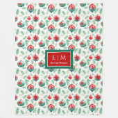 Trendy Aquarell Weihnachtsbaum gemütliche Fleece w (Vorderseite)