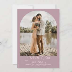 trendy arch Foto staubige Rose Hochzeit Save the D Date