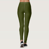 Trendy Army Green Leggings (Rückseite)