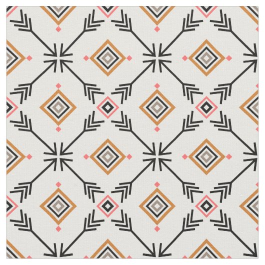 Trendy Arrow Tribal Print Stoff (Nahaufnahme)