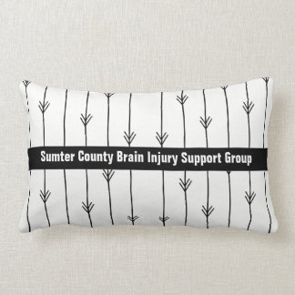 Trendy Arrows Custom Brain Injury Survivor Lendenkissen