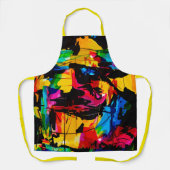 Trendy Artistic Modern Abstrakte Küche Schürze (Vorderseite)