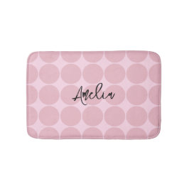 Trendy Ästhetik Pink Personalisiert Girls Badematte