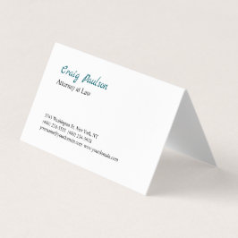 Trendy Attorney at Law Unique Special Visitenkarten