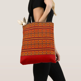 Trendy Aztec mexikanisches Orangentribal Tasche
