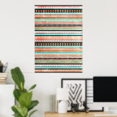 Trendy aztec poster (Heimbüro)