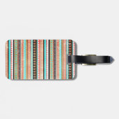 Trendy Azteke Gepäckanhänger (Rückseite horizontal)
