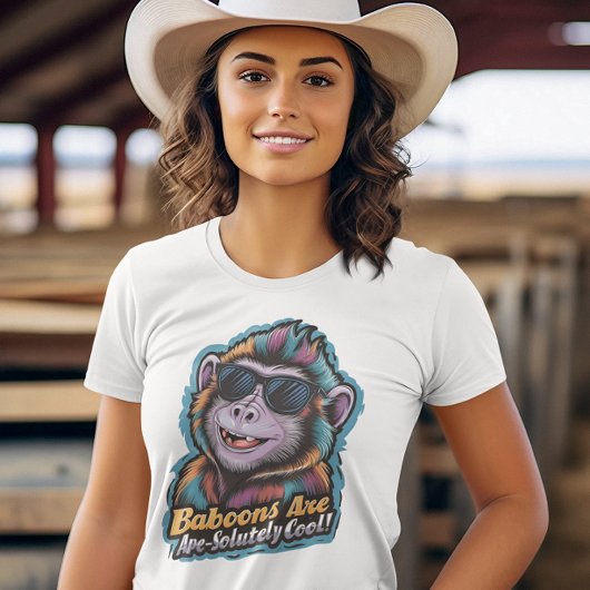 Trendy Baboon: Shades und Swag T-Shirt