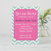 Trendy Baby Shower Einladungen (Stehend Vorderseite)