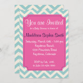 Trendy Baby Shower Einladungen (Vorne/Hinten)