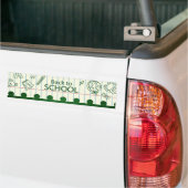 Trendy Back to School Green Autoaufkleber (Auf Lkw)