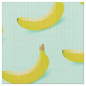 TRENDY BANANAS DESIGN PATTER IN GRÜNEM HINTERGRUND STOFF (Nahaufnahme)