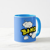 Trendy Bang Comic Buchdesign Tasse (VorderseiteRechts)