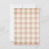 Trendy Barnyard Farm Animals Baby Dusche Dankeskarte (Rückseite)