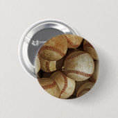 Trendy Baseball Artwork Button (Vorne & Hinten)