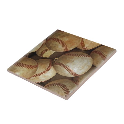 Trendy Baseball Artwork Fliese (Seite)